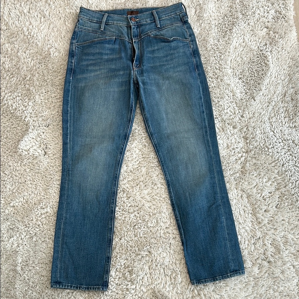 MOTHER Straight Leg Jeans - Blue